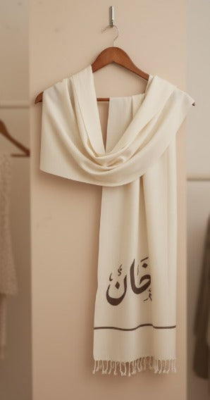 Custom Name Winter Shawls|white 5